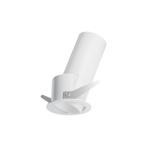 Lampa wpuszczana QUARK FI 12W ADJUSTABLE 3000K WH 344805 Ideal Lux