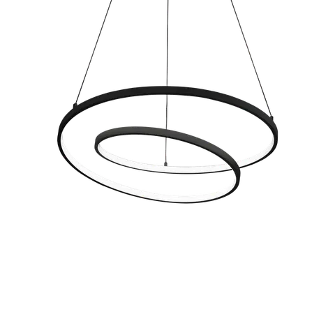 Lampa wisząca OZ SP D60 ON-OFF Czarny 2700K 342351 Ideal Lux
