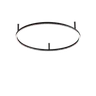 Lampa sufitowa ORACLE SLIM PL D070 ROUND 2700K ON-OFF BK 341927 Ideal Lux
