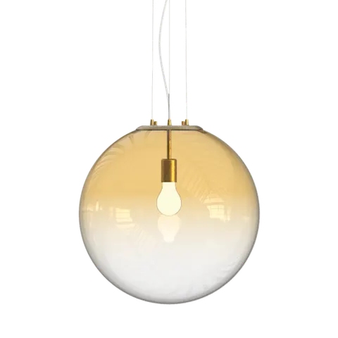 Lampa wisząca MAPA CLEAR SP1 D50 Bursztyn 346571 Ideal Lux