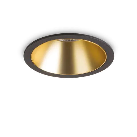 Lampa wpuszczana GAME TRIM ROUND 20W 2700K BK GD 341385 Ideal Lux