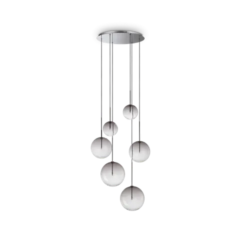 Lampa wisząca EQUINOXE SP6 Dymiony' SFUMATO 345413 Ideal Lux