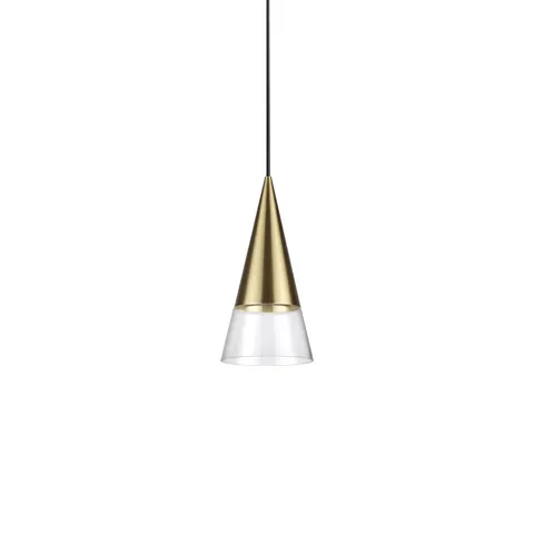 Lampa wisząca CONO SP1 Mosiądz 321479 Ideal Lux