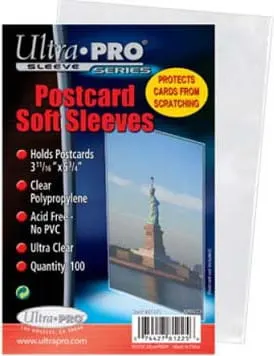 Koszulki na karty Ultra-Pro Postcard Soft Sleeves 93x146mm 100 sztuk
