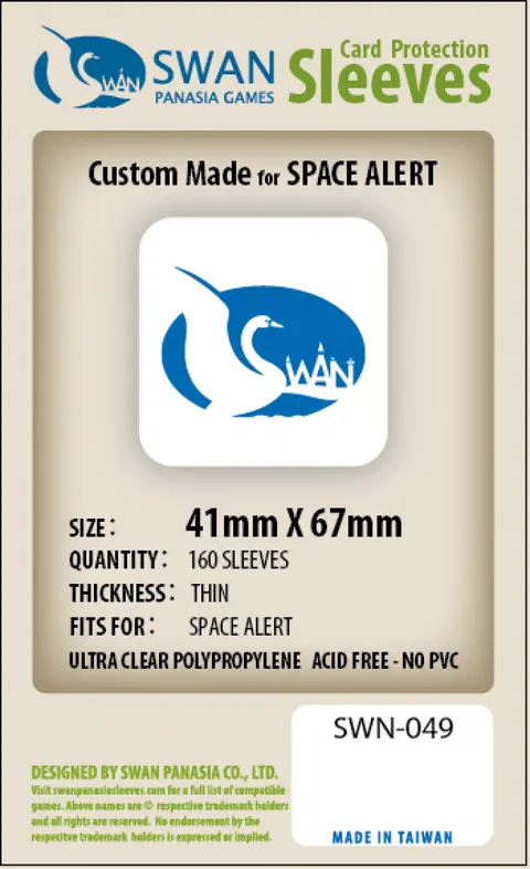 Koszulki na karty Swan Panasia 41x67 mm thin (cienkie) 160 sztuk