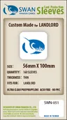 Koszulki na karty Swan Panasia 56x100 mm thin (cienkie) 160 sztuk