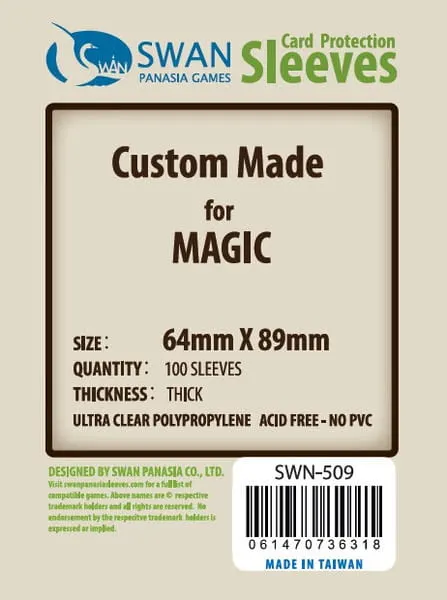 Koszulki na karty Swan Panasia 64x89 mm thick (grube) 100 sztuk