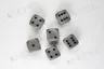 Kości Chessex - kostka k6 16mm Opaque Grey/black