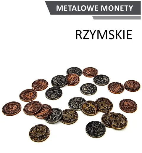 Metalowe monety - Rzymskie (zestaw 20 monet)