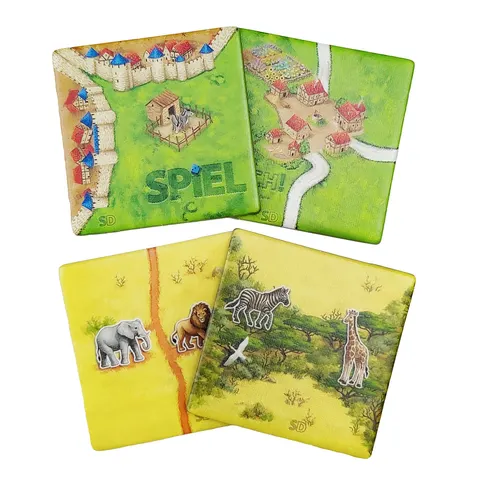 Carcassonne: 4 dodatkowe kafelki z magazynu SpielDoch! 2/2018 (2. edycja)