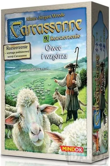Carcassonne: 9. Owce i Wzgórza (2. edycja)