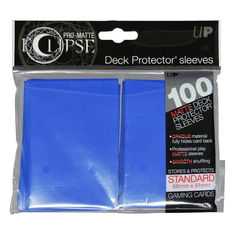 Koszulki na karty Ultra-Pro Pro-Matte Eclipse Pacific Blue 66x91 mm 100 sztuk (niebieskie)