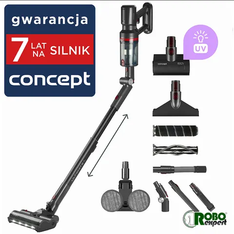 CONCEPT - VP6260 Pionowy odkurzacz akumulatorowy 4w1 ULTIMATE Pro+ 29,6 V