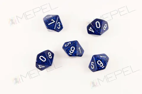 Kości Chessex - kostka k10 Speckled Stealth