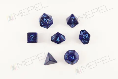 Kości Chessex - zestaw 7 kostek Speckled Cobalt
