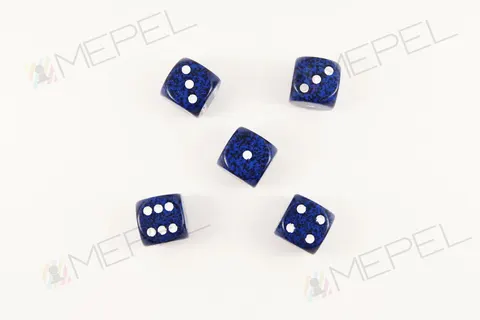 Kości Chessex - kostka k6 16mm Speckled Stealth