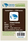 Koszulki na karty Swan Panasia 55x82 mm thin (cienkie) 160 sztuk