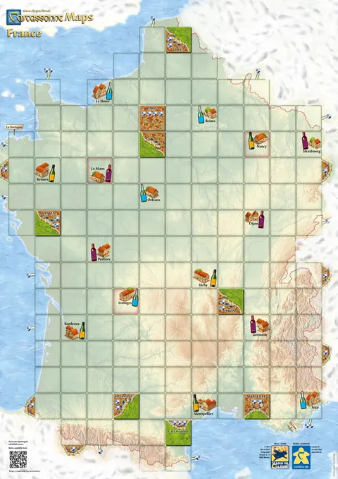 Carcassonne: Mapa Francji (2. edycja)