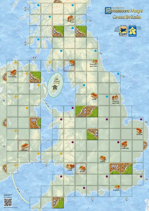 Carcassonne: Mapa Wielkiej Brytanii (2. edycja)