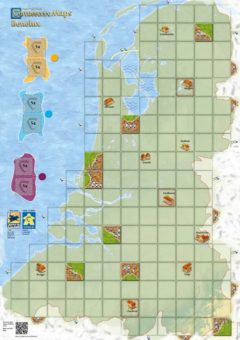 Carcassonne: Mapa Benelux (2. edycja)