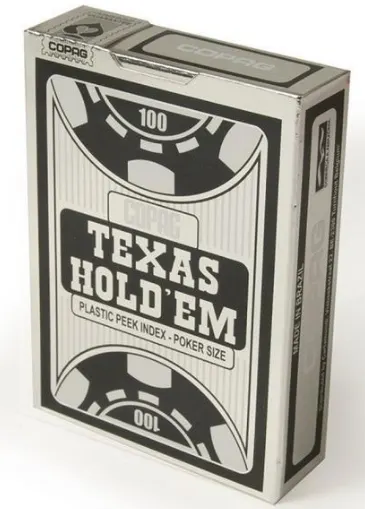 Karty do gry: Copag Texas Hold'em Poker - czarne