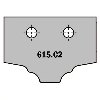 CMT Płytka wymienna 615.C2 do freza 615.350C