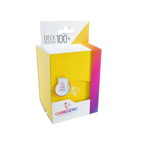 Pudełko na karty Gamegenic: Deck Holder 100+ żółte