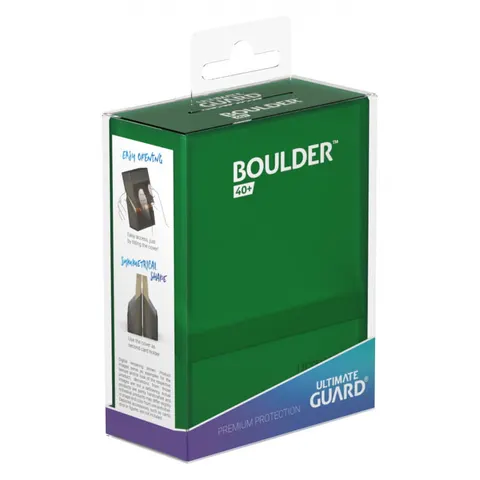 Pudełko na karty Ultimate Guard Boulder Deck Case 40+ Emerald
