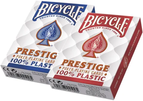 Karty do gry Bicycle: Prestige Rider Back - czerwone