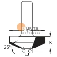 WPW Frez kształtowy do paneli RK25 RK25002