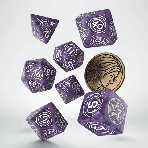 Komplet kości RPG Wiedźmin: Yennefer - Bez i agrest