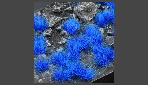 Gamer's Grass Alien Blue (6mm)