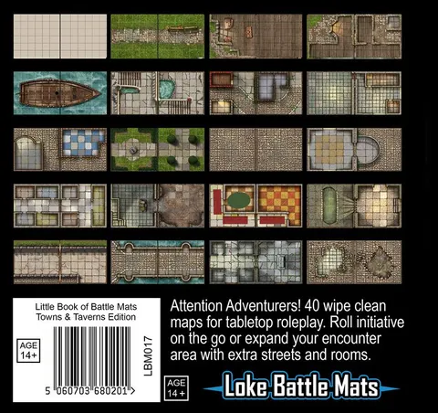 Towns and Taverns - Mała Księga mat RPG