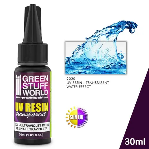 Green Stuff World: Żywica UV 30ml - Efekt Wody (Water Effect)