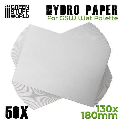 Green Stuff World: Arkusze papieru do mokrej palety (hydro paper)