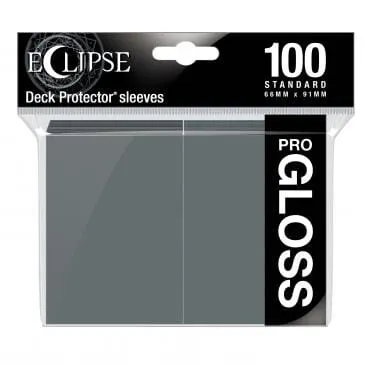 Koszulki na karty Ultra-Pro Pro-Gloss Eclipse Smoke Grey 66x91 mm 100 sztuk (szare)