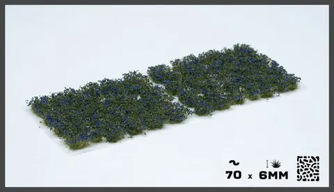 Gamer's Grass Blue Flowers