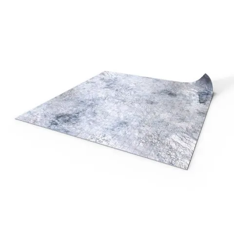Mata suchościeralna: 80x80 cm siatka kwadratowa - Śnieg