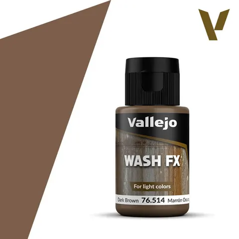 Vallejo 76514 Dark Brown Wash FX 35ml
