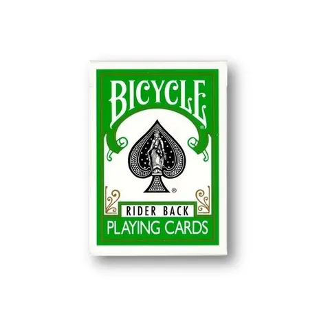 Karty do gry Bicycle: Rider back - zielone