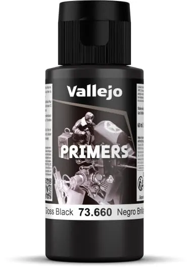 Vallejo: Surface Primer - Gloss Black 60ml