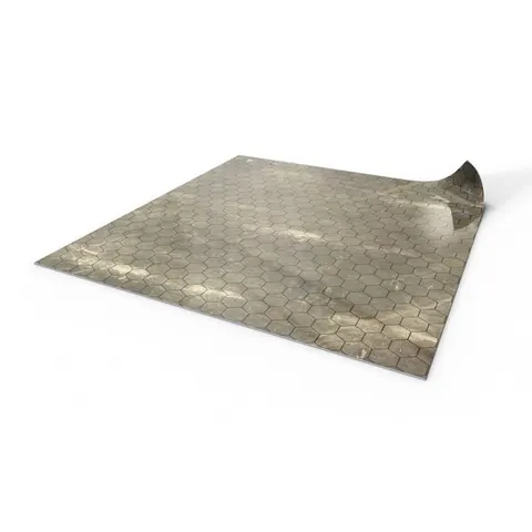 Mata suchościeralna: 50x50 cm siatka heksagonalna - Wytarty Papirus