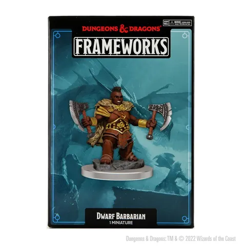 D&D RPG: Frameworks - Dwarf Barbarian Female