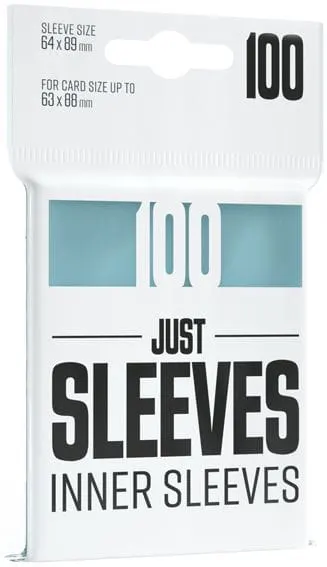 Koszulki na karty Gamegenic: Just Sleeves - Inner CCG Sleeves (64x89 mm), 100 sztuk