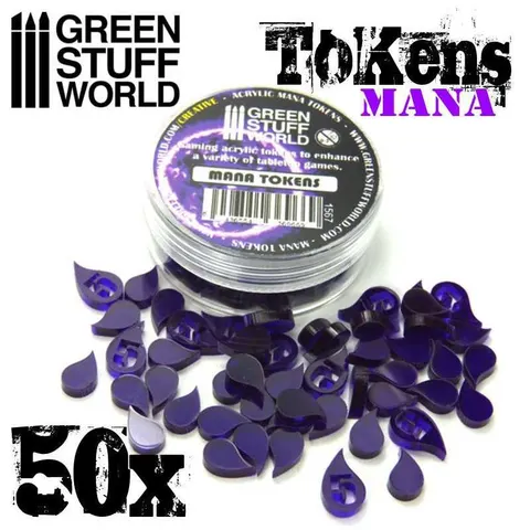 Green Stuff World: Akrylowe znaczniki Many, krople (50 sztuk)