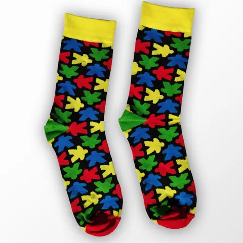Skarpetki: Colorfull Meeples roz. 41-43
