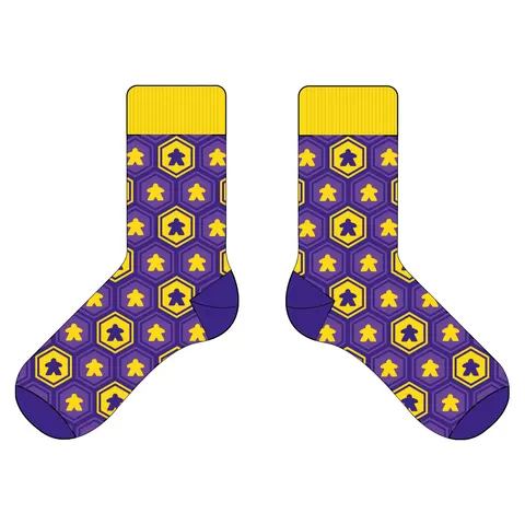 Skarpetki: Purple Hex roz. 44-46