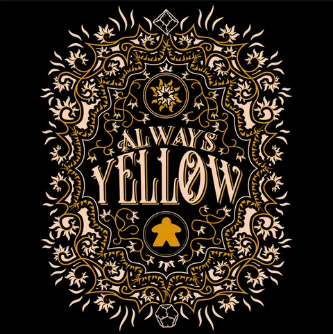 T-shirt: Always Yellow - damski L
