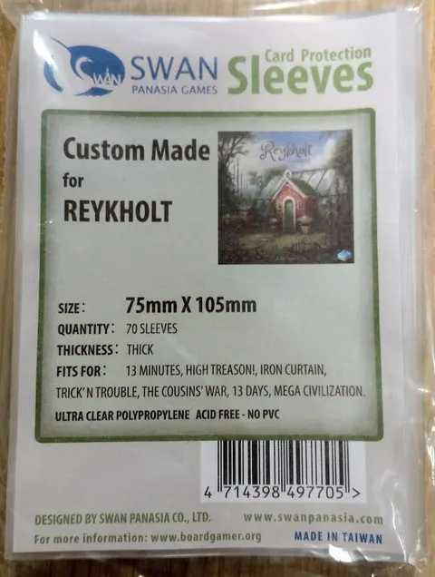 Koszulki na karty Swan Panasia 75x105 mm thick (grube) 70 sztuk