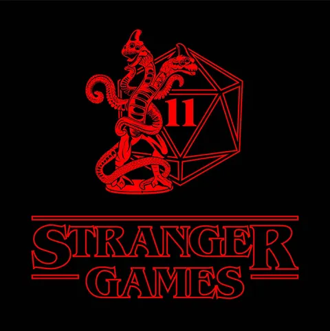 T-shirt: Stranger Games - XL